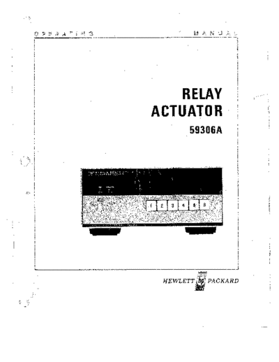 Agilent HP 59306A Operation Only  Agilent HP 59306A Operation Only.pdf