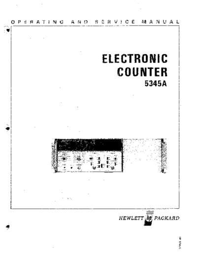 Agilent HP 5345A Operation Only  Agilent HP 5345A Operation Only.pdf
