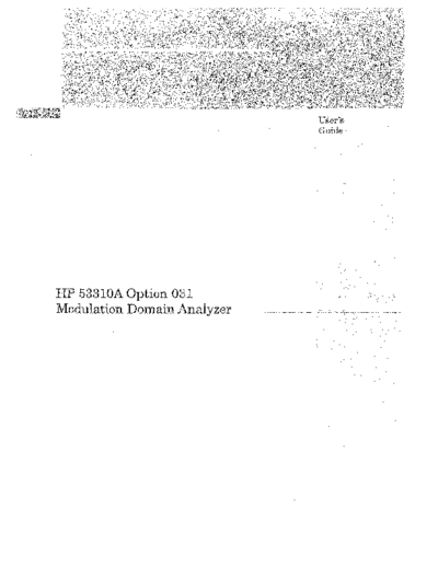 Agilent HP 53310A Opt. 31 User  Agilent HP 53310A Opt. 31 User.pdf