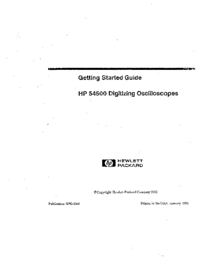 Agilent HP 54500 Getting Started Guide  Agilent HP 54500 Getting Started Guide.pdf