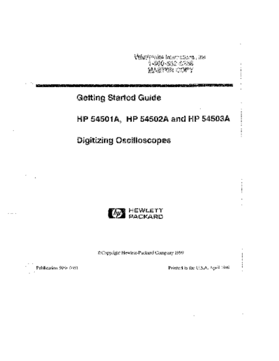 Agilent HP 54501A 252C 02A 252C 03A Getting Started Guide  Agilent HP 54501A_252C 02A_252C 03A Getting Started Guide.pdf