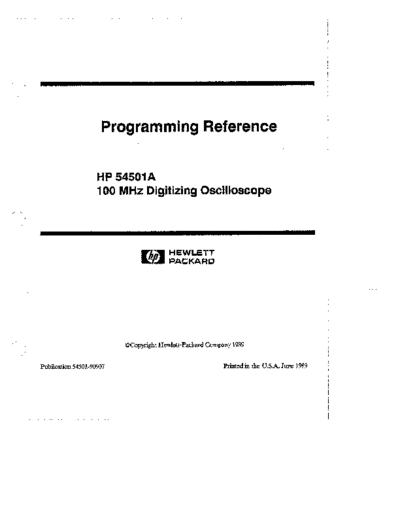 Agilent HP 54501A Programming  Agilent HP 54501A Programming.pdf