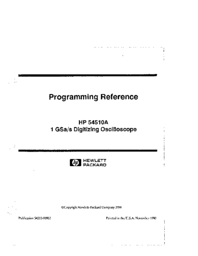 Agilent HP 54510A Programming  Agilent HP 54510A Programming.pdf