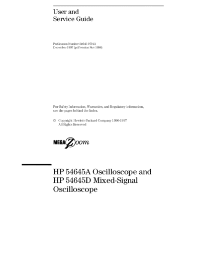 Agilent HP 54645A 252C 54645D User & Service  Agilent HP 54645A_252C 54645D User & Service.pdf