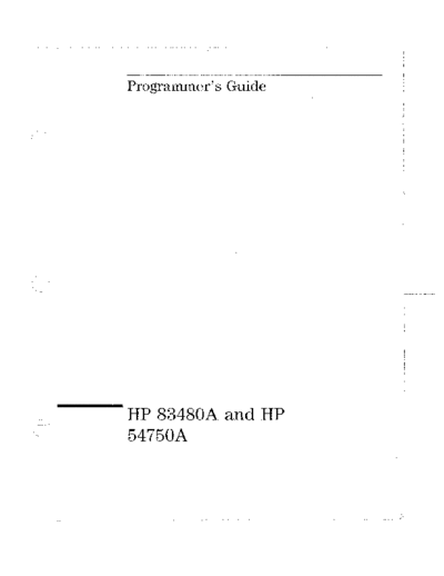 Agilent HP 54750A 252C 83480A Programmer  Agilent HP 54750A_252C 83480A Programmer.pdf