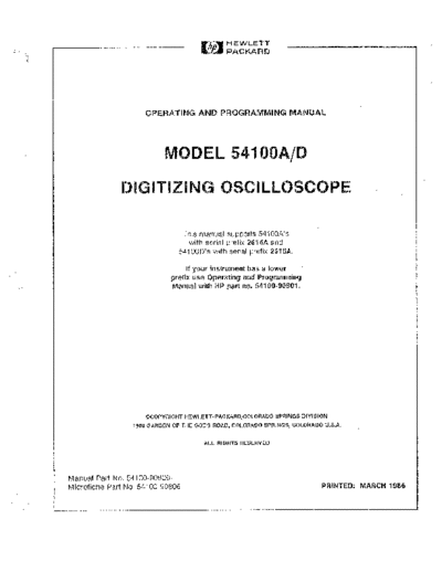 Agilent HP 54100A 252C D Operating & Programming  Agilent HP 54100A_252C D Operating & Programming.pdf