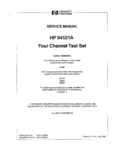 Agilent HP 54120 Series 252C 54120B 252C 54121A Service  Agilent HP 54120 Series_252C 54120B_252C 54121A Service.pdf