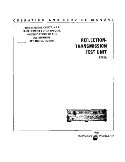 Agilent HP 8743A Operations & Service  Agilent HP 8743A Operations & Service.pdf