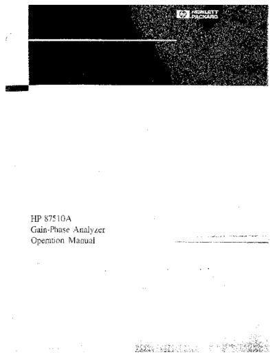 Agilent HP 87510A Operation Part 1  Agilent HP 87510A Operation Part 1.pdf