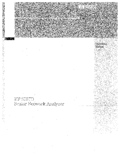 Agilent HP 8757D Operating  Agilent HP 8757D Operating.pdf