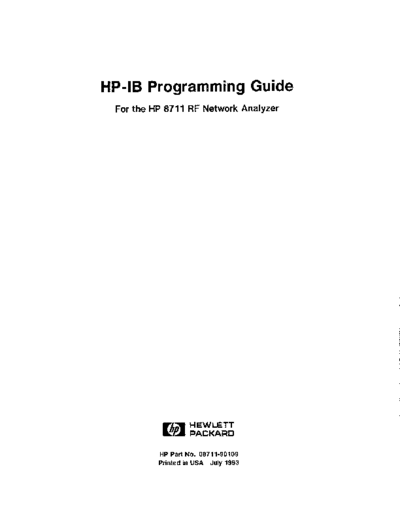 Agilent HP 8711A HP-IB Programming Guide  Agilent HP 8711A HP-IB Programming Guide.pdf