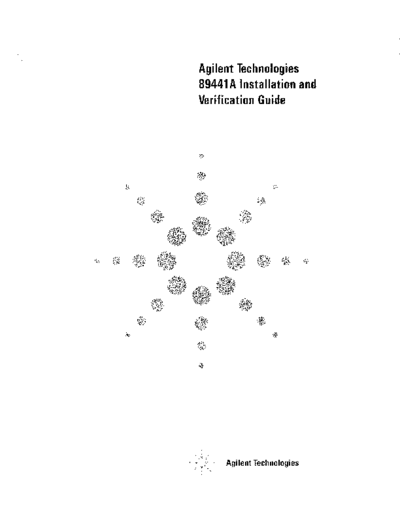 Agilent HP 89441A Installation & Verification  Agilent HP 89441A Installation & Verification.pdf