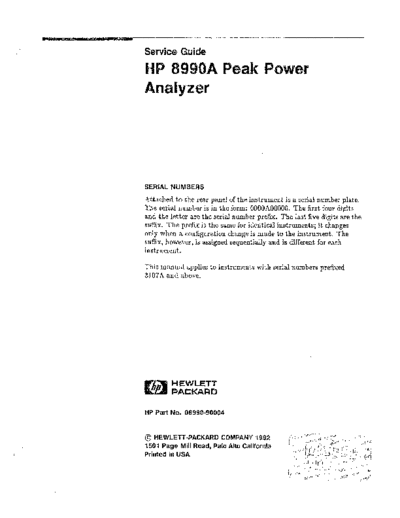 Agilent HP 8990A Service  Agilent HP 8990A Service.pdf