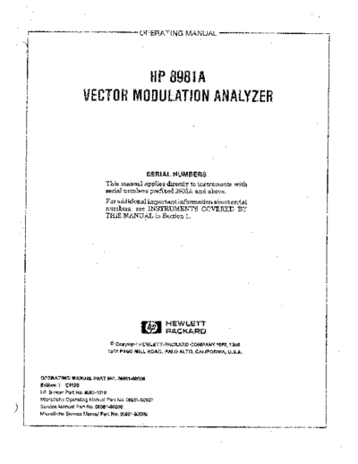 Agilent HP 8981A Operator  Agilent HP 8981A Operator.pdf