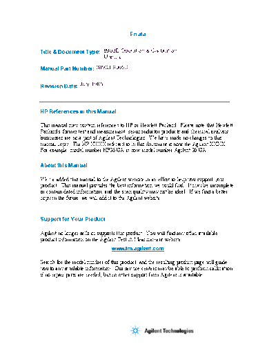 Agilent HP 8903E Operation and Cal  Agilent HP 8903E Operation and Cal.pdf