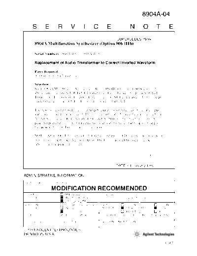 Agilent HP 8904A Service Notes 1  Agilent HP 8904A Service Notes 1.pdf