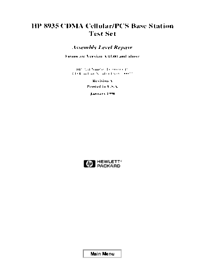 Agilent HP 8935 Assembly Level Repair  Agilent HP 8935 Assembly Level Repair.pdf