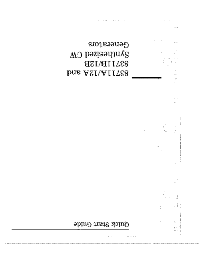 Agilent HP 83711B 252C A  Quick Start Guide  Agilent HP 83711B_252C A  Quick Start Guide.pdf