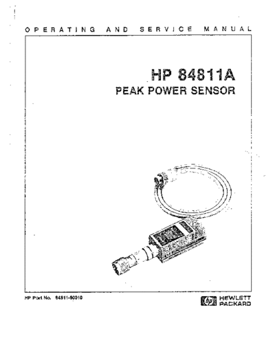 Agilent HP 84811A Operating & Service  Agilent HP 84811A Operating & Service.pdf