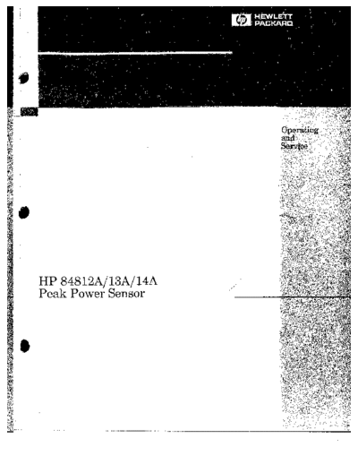 Agilent HP 84812A 252C 13A 252C 14A Operating & Service  Agilent HP 84812A_252C 13A_252C 14A Operating & Service.pdf