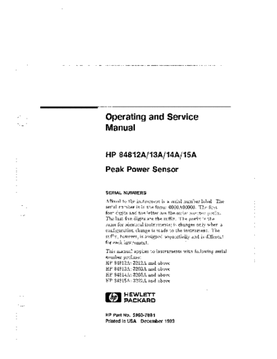 Agilent HP 84812A 252C 13A 252C 14A 252C 15A Operating & Service  Agilent HP 84812A_252C 13A_252C 14A_252C 15A Operating & Service.pdf