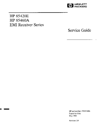 Agilent HP 85422E 252C 85462A Receiver Section Service  Agilent HP 85422E_252C 85462A Receiver Section Service.pdf