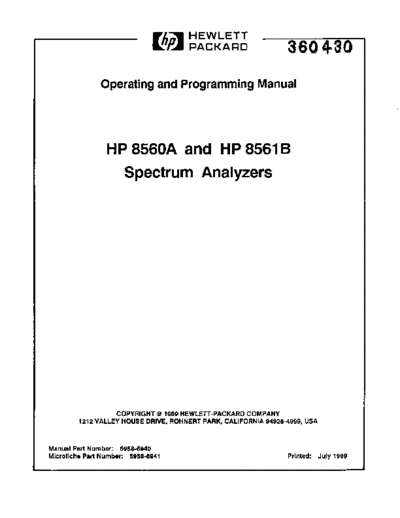 Agilent HP 8560A 252C 8561B Operating & Programming  Agilent HP 8560A_252C 8561B Operating & Programming.pdf