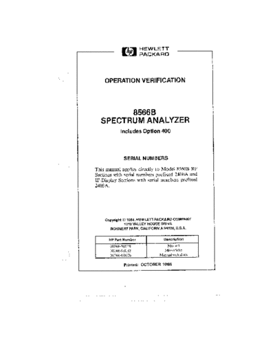 Agilent HP 8566B Operation Verification  Agilent HP 8566B Operation Verification.pdf