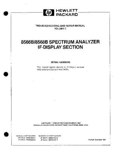 Agilent HP 8566B 252C 8568B Troubleshooting & Repair Vol. 2  Agilent HP 8566B_252C 8568B Troubleshooting & Repair Vol. 2.pdf