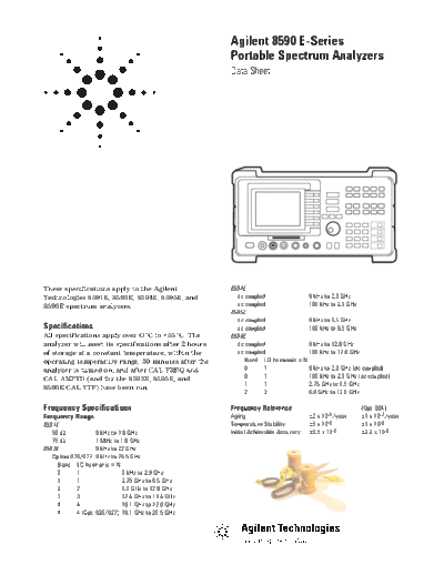 Agilent HP 8590E Series Data Sheet  Agilent HP 8590E Series Data Sheet.pdf