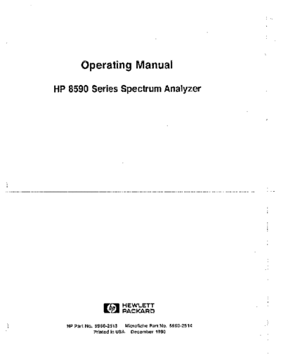 Agilent HP 8590 Series 8590B 252C 91A 252C 93A 252C 94A 252C 95A Operating  Agilent HP 8590 Series 8590B_252C 91A_252C 93A_252C 94A_252C 95A Operating.pdf