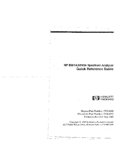 Agilent HP 8591A 252C 93A Quick Reference Guide  Agilent HP 8591A_252C 93A Quick Reference Guide.pdf