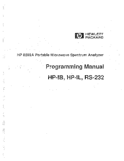 Agilent HP 8592A Programming  Agilent HP 8592A Programming.pdf