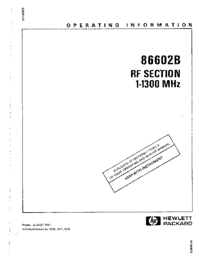 Agilent HP 86602B Operating  Agilent HP 86602B Operating.pdf