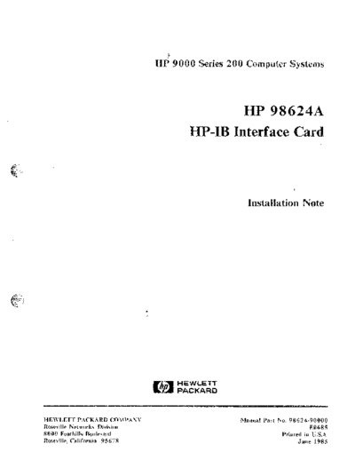 Agilent HP 98624A Installation Note  Agilent HP 98624A Installation Note.pdf