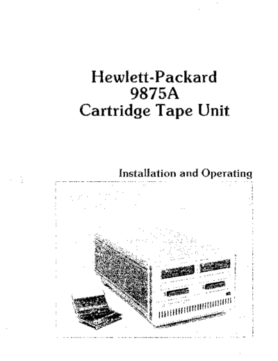 Agilent HP 9875A Intallation & Operation  Agilent HP 9875A Intallation & Operation.pdf