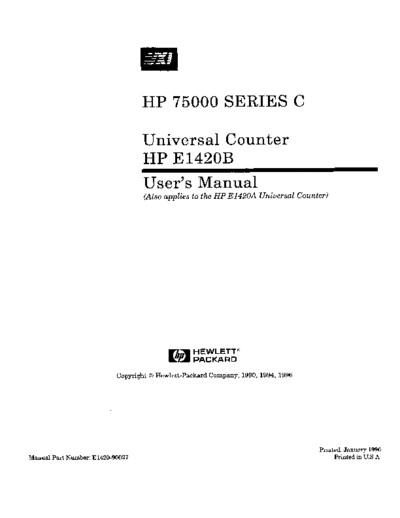 Agilent HP E1420B User  Agilent HP E1420B User.pdf