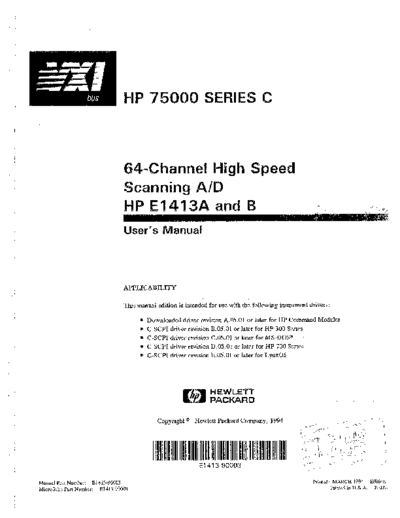 Agilent HP E1413B User  Agilent HP E1413B User.pdf