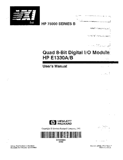 Agilent HP E1330A 252C B User  Agilent HP E1330A_252C B User.pdf