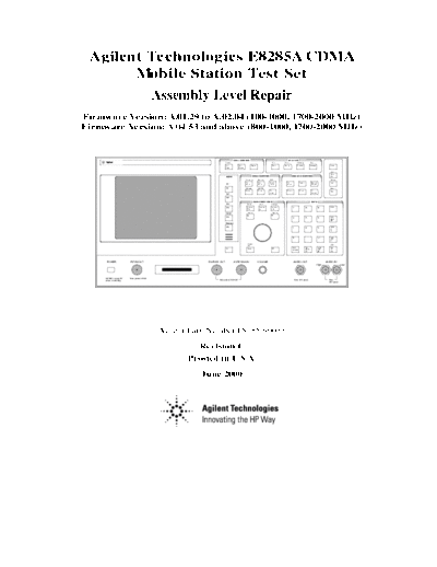 Agilent HP E8285A Service  Agilent HP E8285A Service.pdf