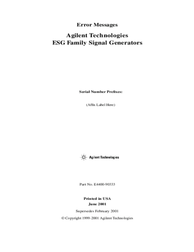 Agilent HP E4422B Error Messages  Agilent HP E4422B Error Messages.pdf