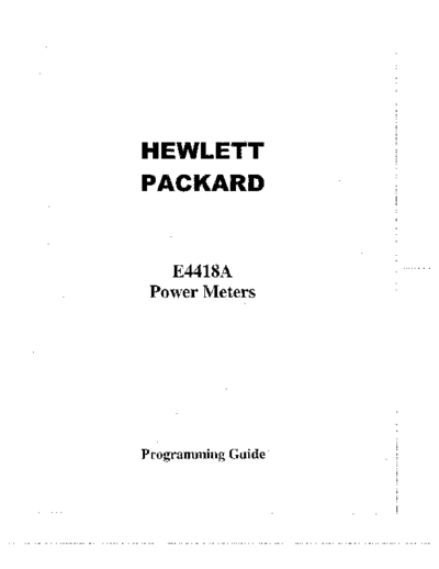 Agilent HP E4418A Programming Guide  Agilent HP E4418A Programming Guide.pdf