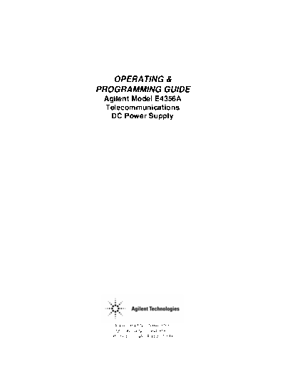 Agilent HP E4356A Operating & Programming  Agilent HP E4356A Operating & Programming.pdf