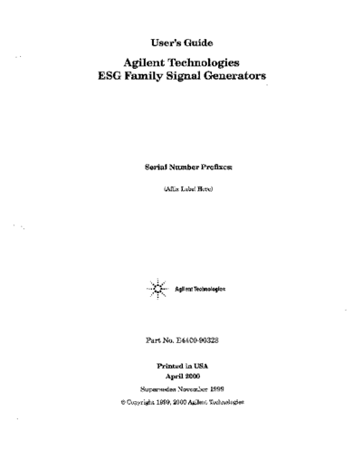 Agilent HP ESG Family operations Manual  Agilent HP ESG Family operations Manual.pdf