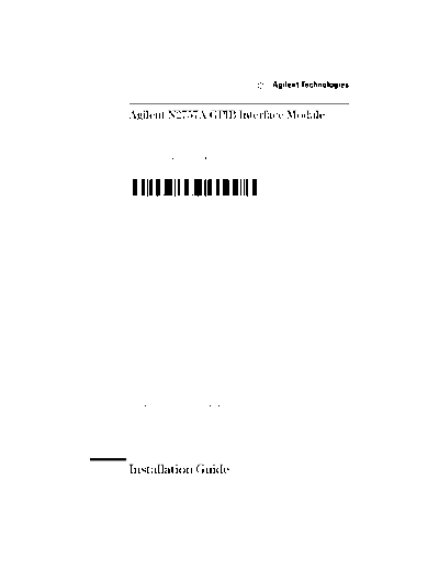 Agilent HP N2757A Installation Guide  Agilent HP N2757A Installation Guide.pdf