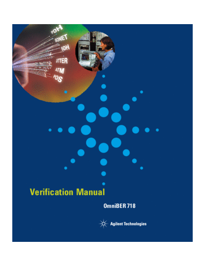 Agilent HP OmniBer 718 (37718) Verification Manual  Agilent HP OmniBer 718 (37718) Verification Manual.pdf