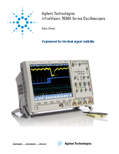 Agilent InfiniiVision 7000A Series Oscilloscopes - Data Sheet 5989-7736EN c20121203 [28]  Agilent InfiniiVision 7000A Series Oscilloscopes - Data Sheet 5989-7736EN c20121203 [28].pdf