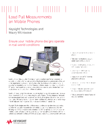 Agilent Load Pull Measurements on Mobile Phones 5990-4953EN c20140812 [2]  Agilent Load Pull Measurements on Mobile Phones 5990-4953EN c20140812 [2].pdf