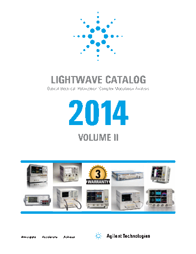 Agilent Lightwave Catalog  Optical-Electrical Polarization Complex Modulation Analysis 2014 Vol 2 - Catalog   Agilent Lightwave Catalog_ Optical-Electrical Polarization Complex Modulation Analysis 2014 Vol 2 - Catalog 5989-6754EN c20140324 [40].pdf