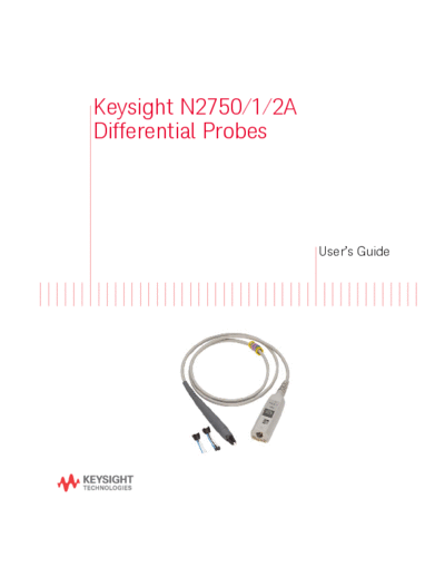 Agilent N2750-97002 N2750 1 2A Differential Probes User 2527s Guide [74]  Agilent N2750-97002 N2750 1 2A Differential Probes User_2527s Guide [74].pdf